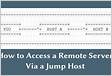 How to access a remote server using a jump host